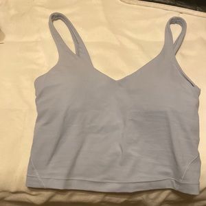 lululemon align tank light blue size 2